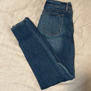 Loft skinny ripped jeans